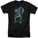 Lord Of The Rings Smeagol Men's 18/1 Tall Cotton Short-Sleeve T-Shirt